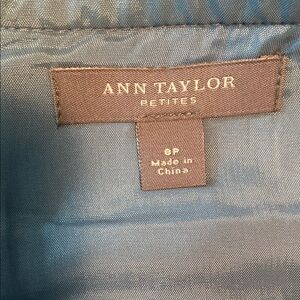 Ann Taylor Blue Pencil Skirt